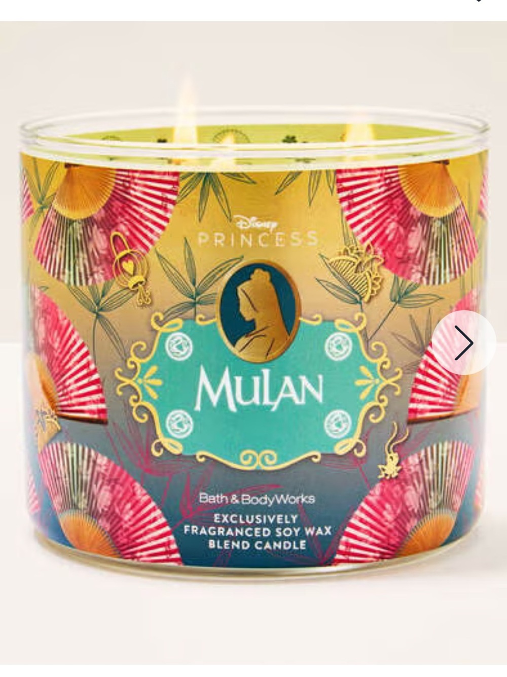 Bath & Body Works x Disney Princess Mulan - 3-Wick Candle